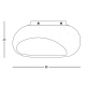 23341 ΦΩΤΙΣΤΙΚΟ ΟΡΟΦΗΣ E27 MAX 15W FIBERGLASS D:80 CM ΓΙΑ ΕΣΩΤΕΡΙΚΗ ΔΙΑΚΟΣΜΗΣΗ