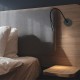 WALL LED READING LIGHT 3W 3000K SANDY BLACK METAL - ALUMINIUM