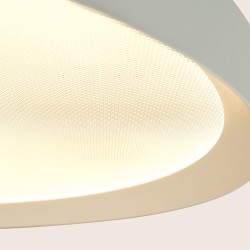 CEILING LED LIGHT 42W 2700K-3200K-4000K DALI SANDY WHITE - METAL - ALUMINIUM - MICROPRISMATIC DIFFUSER