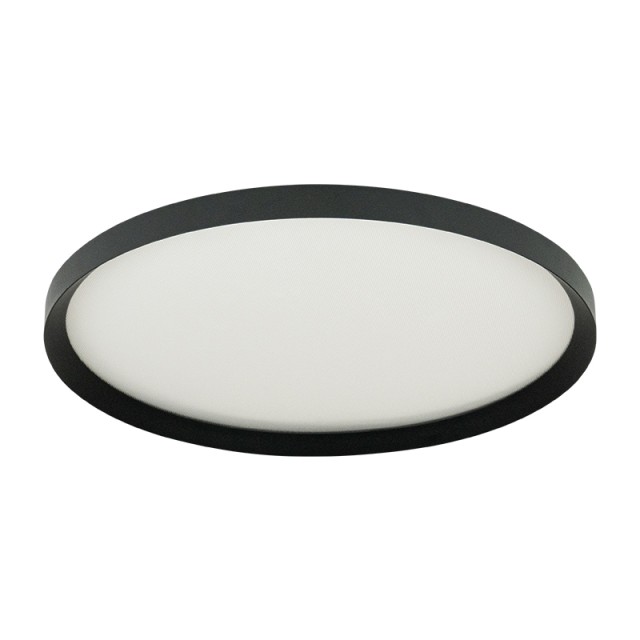CEILING LED LIGHT 42W 2700K-3200K-4000K DALI SANDY BLACK - METAL - ALUMINIUM - MICROPRISMATIC DIFFUSER