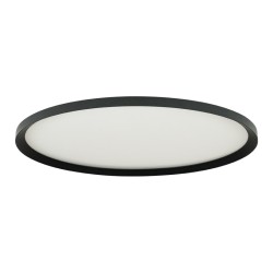 CEILING LED LIGHT 84W 2700K-3200K-4000K DALI SANDY BLACK - METAL - ALUMINIUM - MICROPRISMATIC DIFFUSER