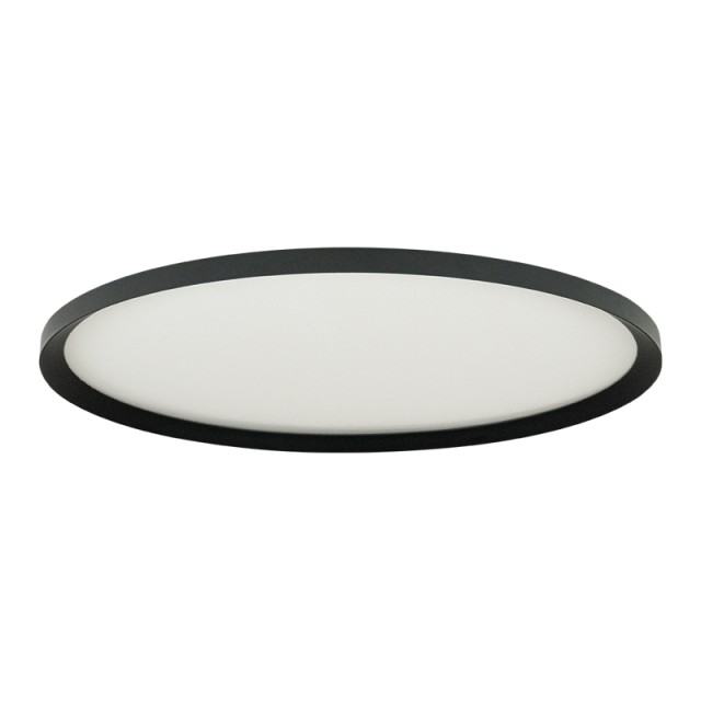 CEILING LED LIGHT 84W 2700K-3200K-4000K DALI SANDY BLACK - METAL - ALUMINIUM - MICROPRISMATIC DIFFUSER