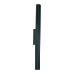 WALL LED LIGHT 2x6W 3000K SANDY BLACK METAL - ALUMINIUM