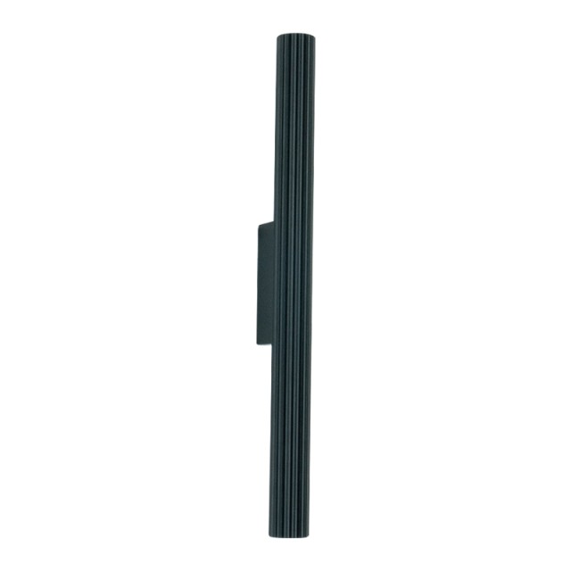 WALL LED LIGHT 2x6W 3000K SANDY BLACK METAL - ALUMINIUM