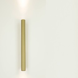 WALL LED LIGHT 2x6W 3000K BRASS METAL - ALUMINIUM