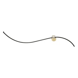 WALL LED LIGHT 19W 3000K SANDY BLACK MATT - GOLD MATT
