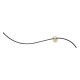 WALL LED LIGHT 19W 3000K SANDY BLACK MATT - GOLD MATT