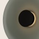 WALL LED LIGHT 22W 2700K-3000K TRIAC BLACK MATT - SMOKED GLASS