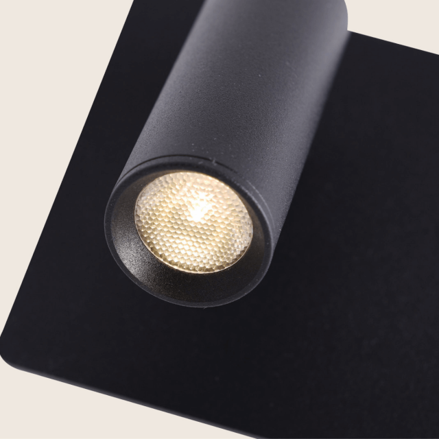 WALL RECESSED LED READING LIGHT 3W 3000K METAL - ALUMINIUM