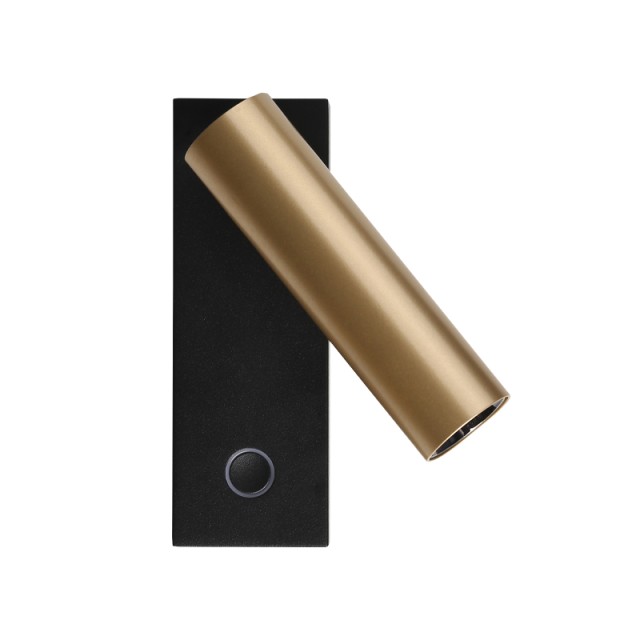 WALL LED READING LIGHT 3W 3000K TOUCH DIM METAL - ALUMINIUM