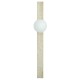 WALL LIGHT 1xG9 LED MAX 5W NATURAL STONE - OPAL GLASS