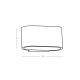 WALL LIGHT 1xG9 MAX 25W UP-DOWN LIGHTING PURE WHITE GYPSUM