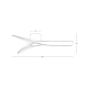 CEILING FAN WITHOUT LIGHT BLACK MATT METAL - ABS CEILING FAN WITHOUT LIGHT BLACK MATT METAL - ABS