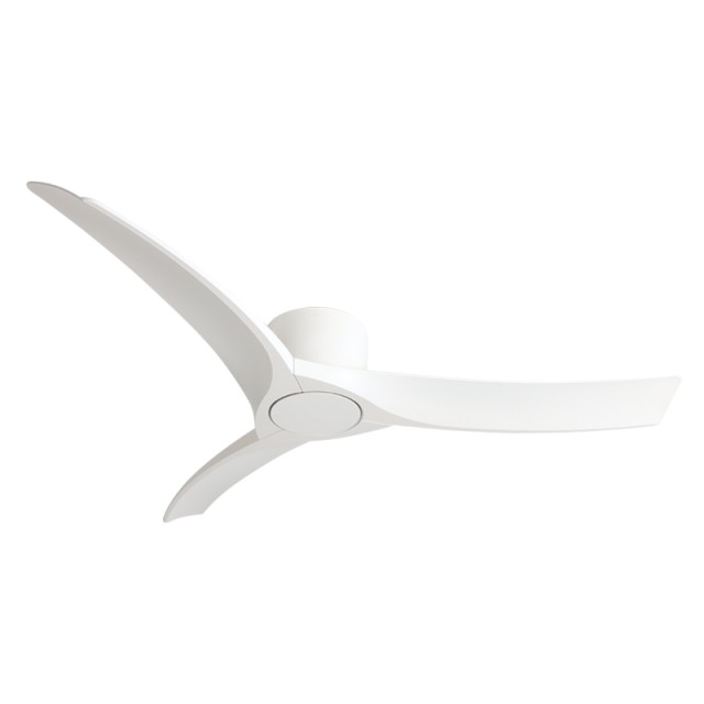 CEILING FAN WITHOUT LIGHT WHITE MATT METAL - ABS