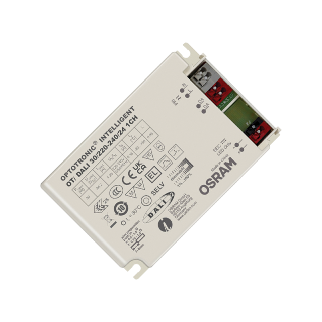 4062172329767 DRIVER PUSH BUTTON-DALI2 1 CHANNEL 30W 24V OSRAM