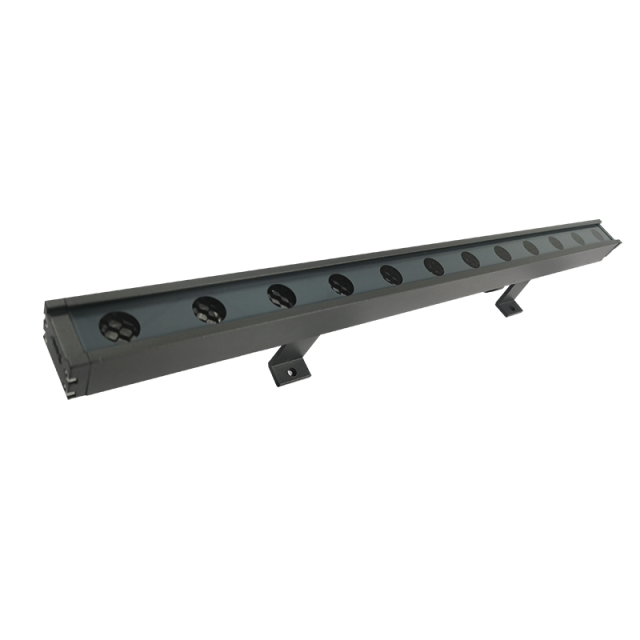 E379 ΓΚΡΙ LED ΦΩΤΑ ΔΙΑΧΥΣΗΣ ΤΟΙΧΟΥ 24X1W 24V RGBW 4000K IP66