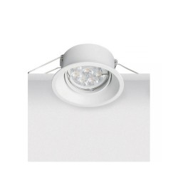 ΧΩΝΕΥΤΟ ΡΥΘΜΙΖΟΜΕΝΟ DOWNLIGHT ΣΠΟΤ ΦΩΤΙΣΜΟΥ ΛΕΥΚΟ ΑΛΟΥΜΙΝΙΟ S012 Zambelis