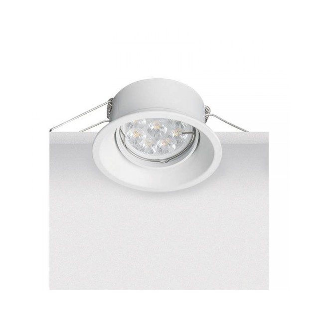 ΧΩΝΕΥΤΟ ΡΥΘΜΙΖΟΜΕΝΟ DOWNLIGHT ΣΠΟΤ ΦΩΤΙΣΜΟΥ ΛΕΥΚΟ ΑΛΟΥΜΙΝΙΟ S012 Zambelis