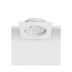S013 ΧΩΝΕΥΤΟ ΚΙΝΟΥΜΕΝΟ DOWNLIGHT ΣΠΟΤ ΦΩΤΙΣΜΟΥ ΛΕΥΚΟ ΑΛΟΥΜΙΝΙΟ