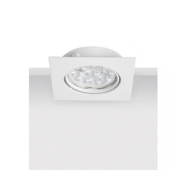 S013 ΧΩΝΕΥΤΟ ΚΙΝΟΥΜΕΝΟ DOWNLIGHT ΣΠΟΤ ΦΩΤΙΣΜΟΥ ΛΕΥΚΟ ΑΛΟΥΜΙΝΙΟ