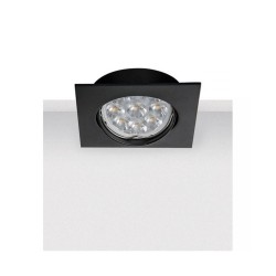 S014 ΧΩΝΕΥΤΟ ΚΙΝΟΥΜΕΝΟ DOWNLIGHT ΣΠΟΤ ΦΩΤΙΣΜΟΥ ΜΑΥΡΟ ΑΛΟΥΜΙΝΙΟ