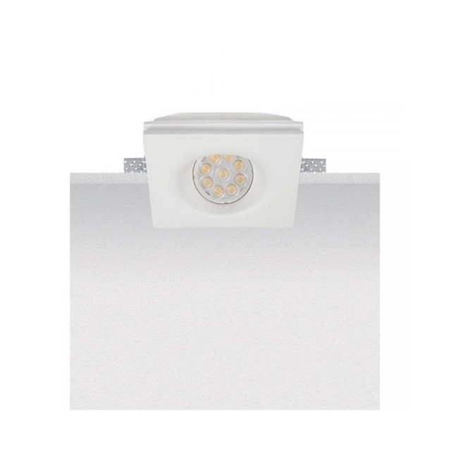 S030 ΓΥΨΙΝΟ ΣΠΟΤ ΓΙΑ ΛΑΜΠΤΗΡΑ 1XGU10 DOWNLIGHT ΓΙΑ ΕΣΩΤΕΡΙΚΟΥΣ ΧΩΡΟΥΣ