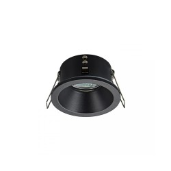 S046 ΧΩΝΕΥΤΟ DOWNLIGHT ΣΠΟΤ ΦΩΤΙΣΜΟΥ 1XGU10 IP65 ΜΑΥΡΟ ΑΛΟΥΜΙΝΙΟ