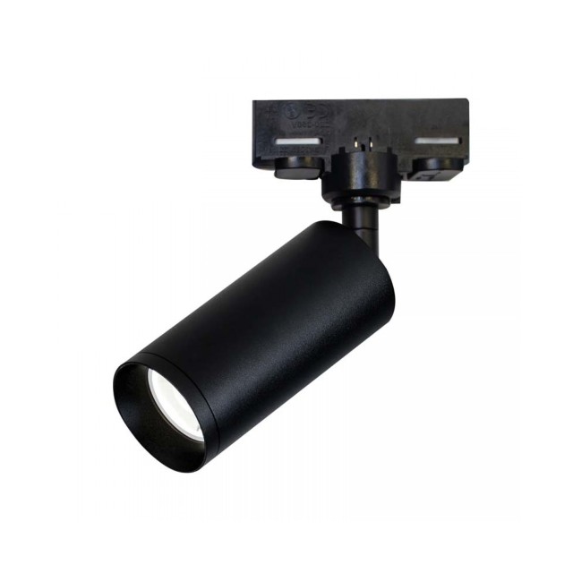 S059-15 ΣΠΟΤ ΦΩΤΙΣΜΟΥ LED 9W 15° ΜΑΥΡΟ ΓΙΑ ΤΡΙΦΑΣΙΚΕΣ ΡΑΓΕΣ