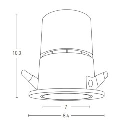 S071 LED ΧΩΝΕΥΤΟ ΣΠΟΤ ΦΩΤΙΣΜΟΥ 15W 3000K ΛΕΥΚΟ ΑΛΟΥΜΙΝΙΟ S071 LED ΧΩΝΕΥΤΟ ΣΠΟΤ ΦΩΤΙΣΜΟΥ 15W 3000K ΛΕΥΚΟ ΑΛΟΥΜΙΝΙΟ
