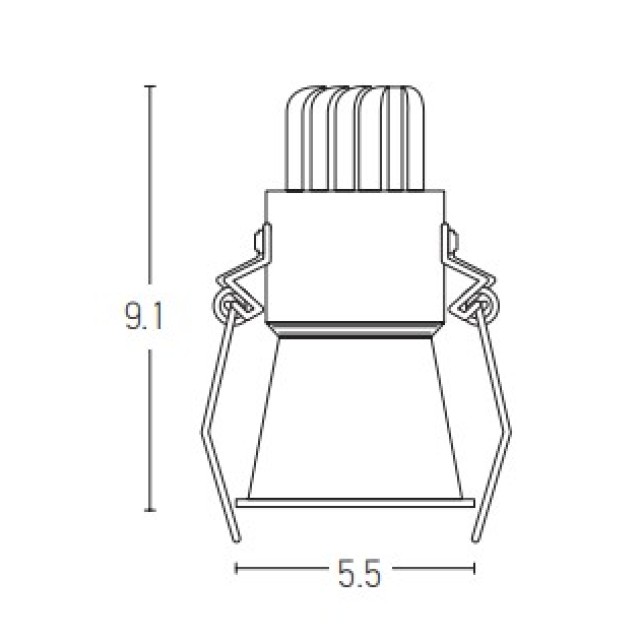 S074 LED ΧΩΝΕΥΤΟ ΣΠΟΤ ΦΩΤΙΣΜΟΥ 6W 3000K ΜΑΥΡΟ ΑΛΟΥΜΙΝΙΟ S074 LED ΧΩΝΕΥΤΟ ΣΠΟΤ ΦΩΤΙΣΜΟΥ 6W 3000K ΜΑΥΡΟ ΑΛΟΥΜΙΝΙΟ