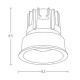 S077 LED DOWNLIGHT ΧΩΝΕΥΤΟ ΣΠΟΤ ΦΩΤΙΣΜΟΥ 13W 3000K ΜΑΤ ΛΕΥΚΟ ΑΛΟΥΜΙΝΙΟ S077 LED DOWNLIGHT ΧΩΝΕΥΤΟ ΣΠΟΤ ΦΩΤΙΣΜΟΥ 13W 3000K ΜΑΤ ΛΕΥΚΟ ΑΛΟΥΜΙΝΙΟ