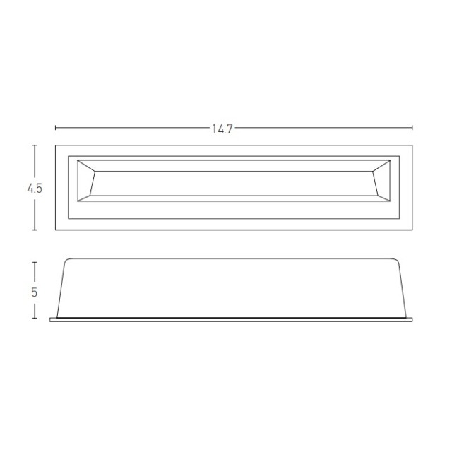 S087 ΛΕΥΚΟ LED ΦΩΣ ΔΙΑΧΥΣΗΣ ΤΟΙΧΟΥ 12W 3000K