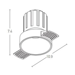 S095-C LED ΧΩΝΕΥΤΟ DOWNLIGHT ΣΠΟΤ ΦΩΤΙΣΜΟΥ 6W 3000K ΣΑΓΡΕ ΧΑΛΚΙΝΟ ΑΛΟΥΜΙΝΙΟ ΧΩΡΙΣ ΠΛΑΙΣΙΟ S095-C LED ΧΩΝΕΥΤΟ DOWNLIGHT ΣΠΟΤ ΦΩΤΙΣΜΟΥ 6W 3000K ΣΑΓΡΕ ΧΑΛΚΙΝΟ ΑΛΟΥΜΙΝΙΟ ΧΩΡΙΣ ΠΛΑΙΣΙΟ