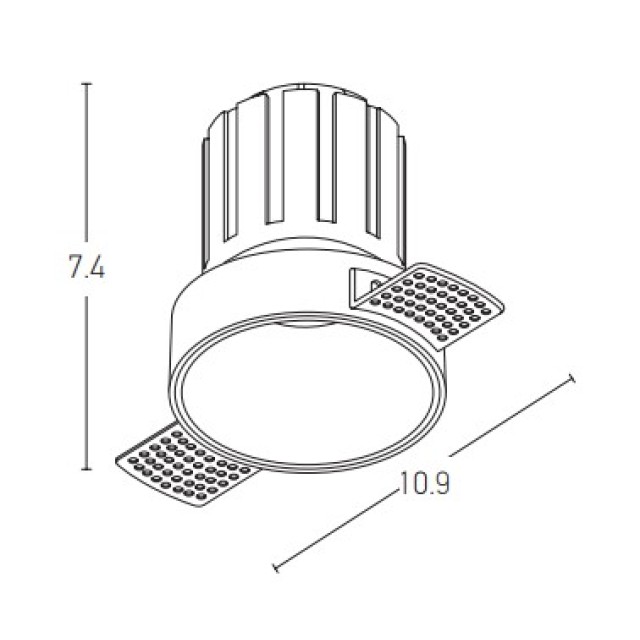 S095 LED ΧΩΝΕΥΤΟ DOWNLIGHT ΣΠΟΤ ΦΩΤΙΣΜΟΥ 6W 3000K ΣΑΓΡΕ ΛΕΥΚΟ ΑΛΟΥΜΙΝΙΟ ΧΩΡΙΣ ΠΛΑΙΣΟ S095 LED ΧΩΝΕΥΤΟ DOWNLIGHT ΣΠΟΤ ΦΩΤΙΣΜΟΥ 6W 3000K ΣΑΓΡΕ ΛΕΥΚΟ ΑΛΟΥΜΙΝΙΟ ΧΩΡΙΣ ΠΛΑΙΣΟ