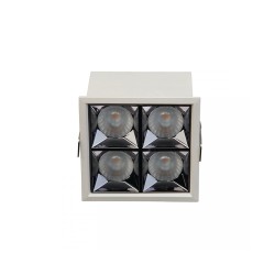 S102 LED GRILLE ΣΠΟΤ ΦΩΤΙΣΤΙΚΟ 12W 3000K ΛΕΥΚΟ ΤΕΤΡΑΓΩΝΟ S102 LED GRILLE ΣΠΟΤ ΦΩΤΙΣΤΙΚΟ 12W 3000K ΛΕΥΚΟ ΤΕΤΡΑΓΩΝΟ