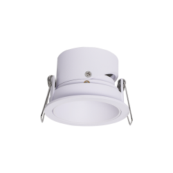 S164 ΧΩΝΕΥΤΟ ΡΥΘΜΙΖΟΜΕΝΟ & ΠΕΡΙΣΤΡΕΦΟΜΕΝΟ DOWNLIGHT ΣΠΟΤ ΦΩΤΙΣΜΟΥ GU10 MAX 50W ΤΕΤΡΑΓΩΝΟ ΛΕΥΚΟ ΑΛΟΥΜΙΝΙΟ