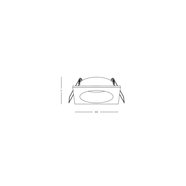 ΧΩΝΕΥΤΟ DOWNLIGHT ΣΠΟΤ ΦΩΤΙΣΜΟΥ GU10 ΛΕΥΚΟ ΑΛΟΥΜΙΝΙΟ S165 Zambelis