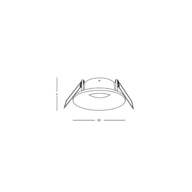 S168 ΧΩΝΕΥΤΟ DOWNLIGHT ΣΠΟΤ ΦΩΤΙΣΜΟΥ GU10 MAX 50W ΣΑΓΡΕ ΜΑΥΡΟ ΑΛΟΥΜΙΝΙΟ IP65