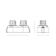 S176 ΧΩΝΕΥΤΟ LED DOWNLIGHT ΣΠΟΤ ΦΩΤΙΣΜΟΥ 2X10W 3000K IP44 ΜΑΥΡΟ ΑΛΟΥΜΙΝΙΟ S176 ΧΩΝΕΥΤΟ LED DOWNLIGHT ΣΠΟΤ ΦΩΤΙΣΜΟΥ 2X10W 3000K IP44 ΜΑΥΡΟ ΑΛΟΥΜΙΝΙΟ