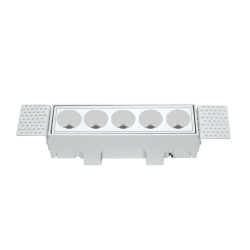 S193 ΧΩΝΕΥΤΟ LED DOWNLIGHT ΣΠΟΤ ΦΩΤΙΣΜΟΥ 12W 3000K ΛΕΥΚΟ ΑΛΟΥΜΙΝΙΟ ΧΩΡΙΣ ΠΛΑΙΣΙΟ