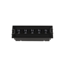 S196 ΧΩΝΕΥΤΟ ΡΥΘΜΙΖΟΜΕΝΟ LED DOWNLIGTH ΣΠΟΤ ΦΩΤΙΣΜΟΥ 12W 3000K ΜΑΥΡΟ ΑΛΟΥΜΙΝΙΟ