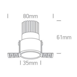 Z10103 BTR-B ΧΩΝΕΥΤΟ COB LED ΣΠΟΤ ΦΩΤΙΣΜΟΥ ΧΩΡΙΣ ΠΛΑΙΣΙΟ 5w 36° 350mA IP20 ΣΑΓΡΕ ΜΑΥΡΟ ΑΛΟΥΜΙΝΙΟ Z10103 BTR-B ΧΩΝΕΥΤΟ COB LED ΣΠΟΤ ΦΩΤΙΣΜΟΥ ΧΩΡΙΣ ΠΛΑΙΣΙΟ 5w 36° 350mA IP20 ΣΑΓΡΕ ΜΑΥΡΟ ΑΛΟΥΜΙΝΙΟ