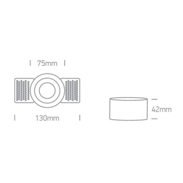 Z11105 TR-B DOWNLIGHT ΣΠΟΤ ΦΩΤΙΣΜΟΥ GU10 50W ΧΩΝΕΥΤΟ ΧΩΡΙΣ ΠΛΑΙΣΙΟ ΜΑΥΡΟ ΑΛΟΥΜΙΝΙΟ