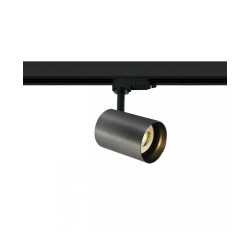 Z65105 NT-G ΜΕΤΑΛΛΙΚΟ ΓΚΡΙ ΣΠΟΤ ΦΩΤΙΣΜΟΥ GU10 10W DARK LIGHT ΓΙΑ ΤΡΙΦΑΣΙΚΕΣ ΡΑΓΕΣ