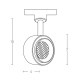 Z65644 T-W ΛΕΥΚΟ COB LED 8W ΣΠΟΤ ΦΩΤΙΣΜΟΥ 36° DIMMABLE ΓΙΑ ΤΡΙΦΑΣΙΚΕΣ ΡΑΓΕΣ