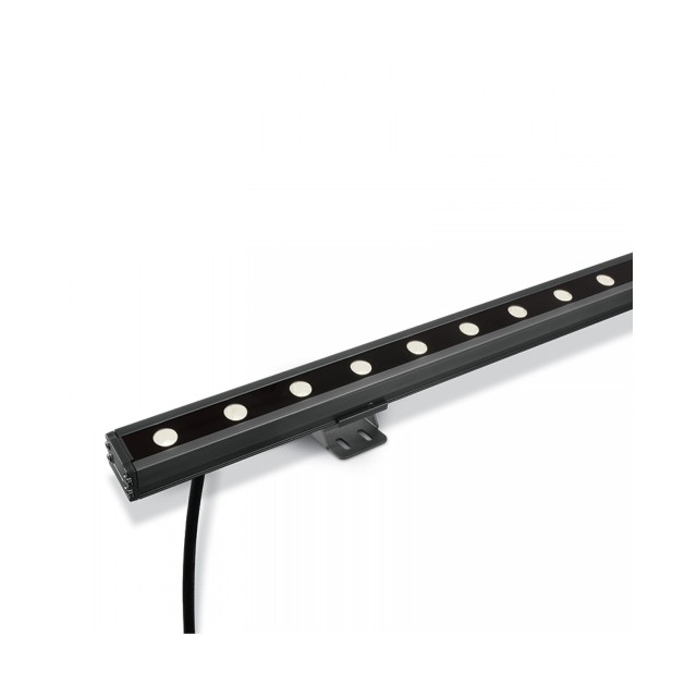 Z7055 A-C ΓΚΡΙ LED ΦΩΤΑ ΔΙΑΧΥΣΗΣ ΤΟΙΧΟΥ 12x1w CW 20x60° IP66 24v DIMMABLE
