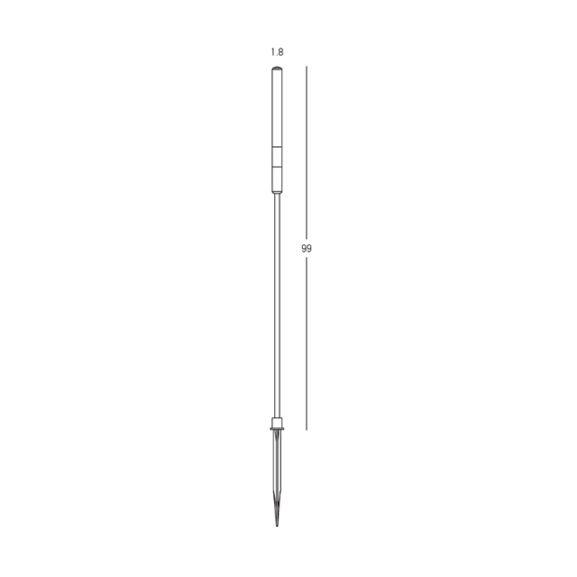 OUTDOOR SPIKELED LIGHT 1.5W-24V 3000K BROWN ALUMINIUM - FROSTED ACRYLIC IP65