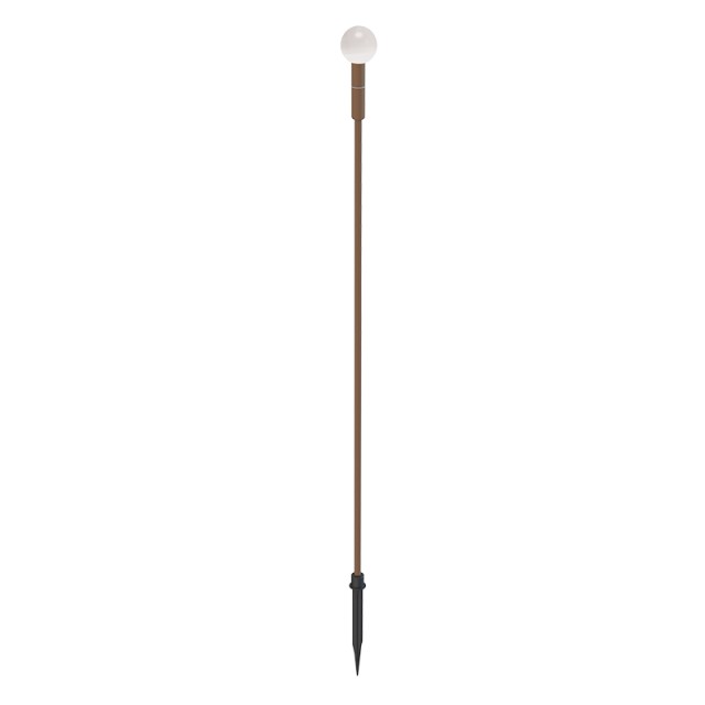 OUTDOOR SPIKELED LIGHT 1.5W-24V 3000K BROWN ALUMINIUM - FROSTED ACRYLIC IP65