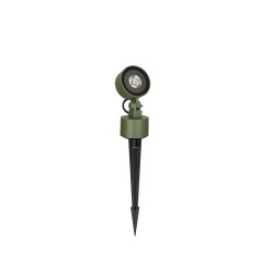 OUTDOOR SPIKELED LIGHT 10W 3000K GREEN ALUMINIUM IP65