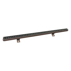WALL WASHER WITH ANTI-GLARE36W-24V 2700K DARK BROWN ALUMINIUM IP65